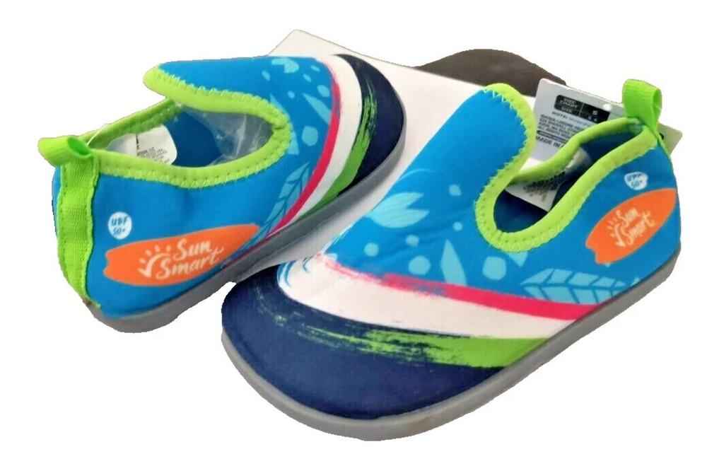 Sun Smart Hi-Top Kids Water Shoes Size: Medium 7-8 Lobster UPF 50+ New